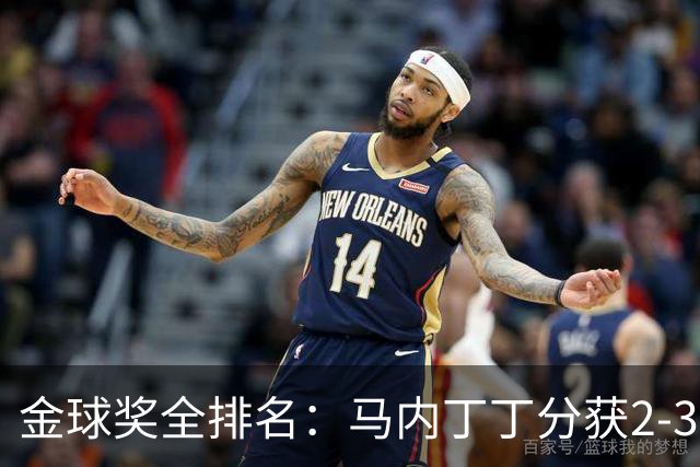 金球奖全排名：马内丁丁分获2-3名 孙兴慜列第11
