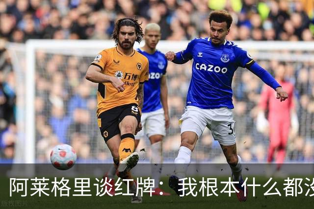 阿莱格里谈红牌：我根本什么都没做，下次我会待在教练席一动不动